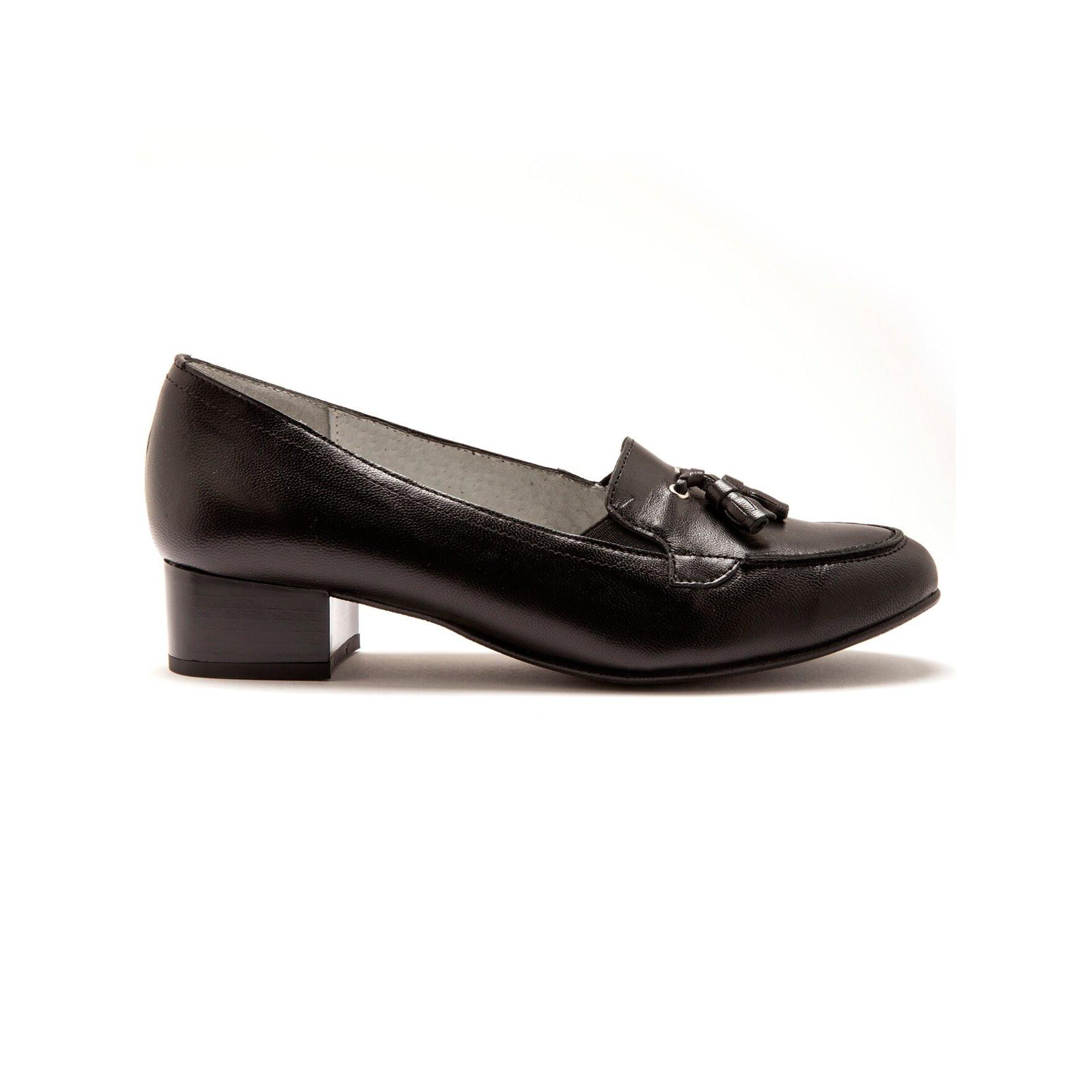 Pédiconfort damen mokassins mit quasten aus leder