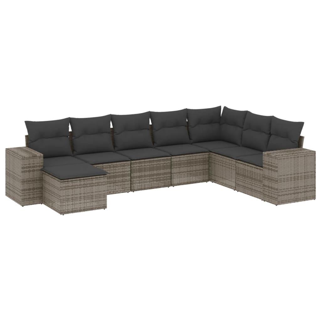 VidaXL Garten sofagarnitur poly-rattan