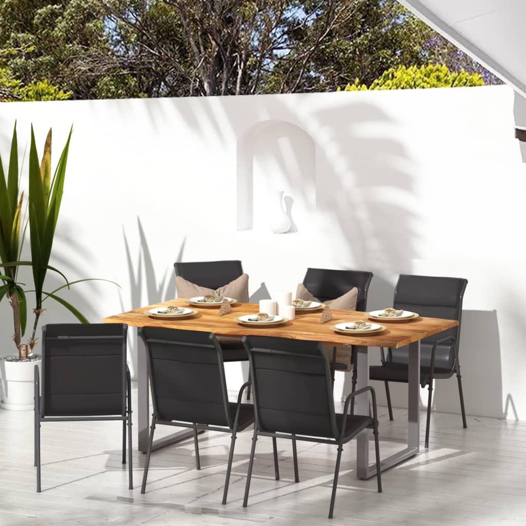 VidaXL Gartenstuhl stahl