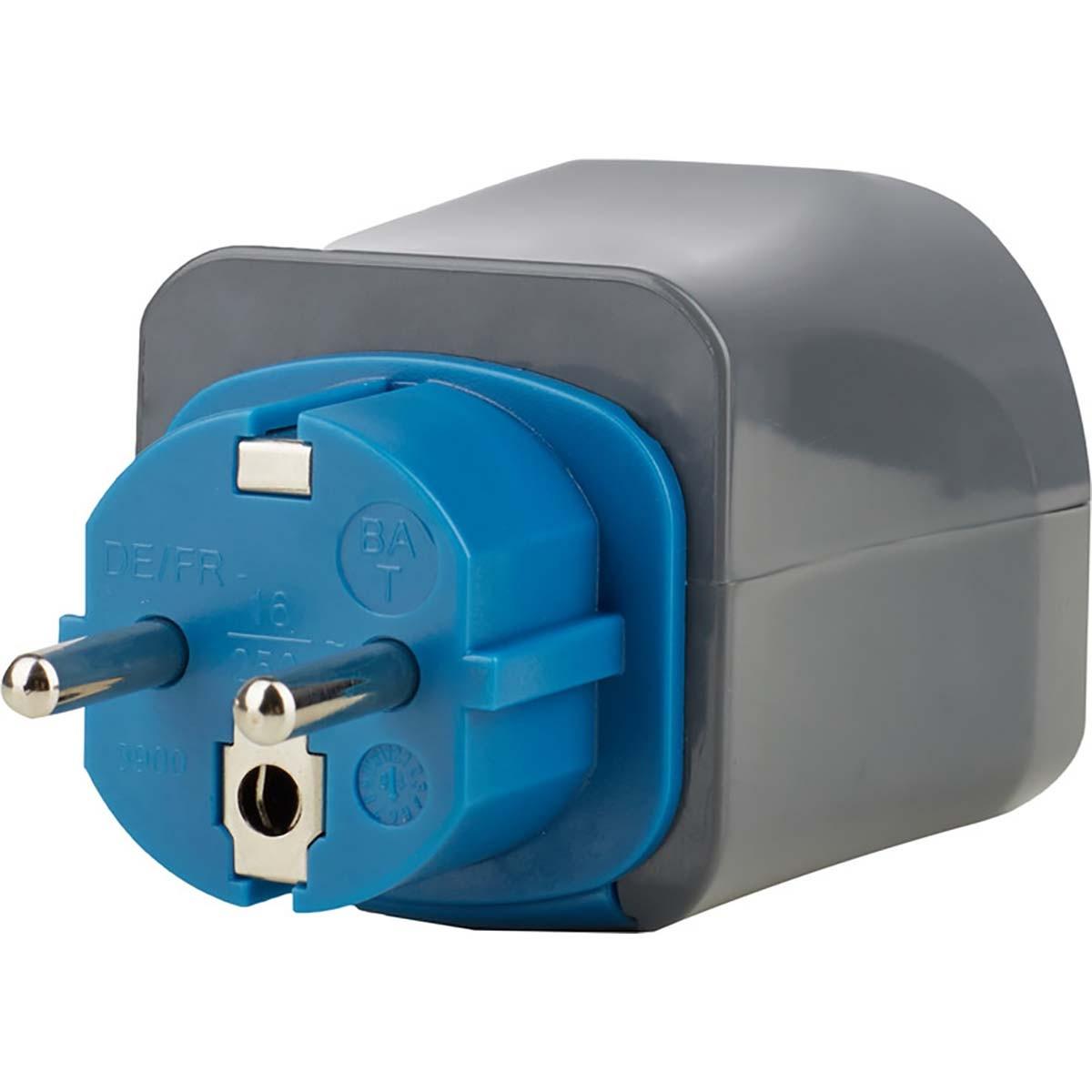 Nedis Reisestecker-Set / Reiseadapter-Set (Adapter für Reisesteckdosen mit diversem Zubehör für mehr als 150 Länder (7 x Steckereinsätze)