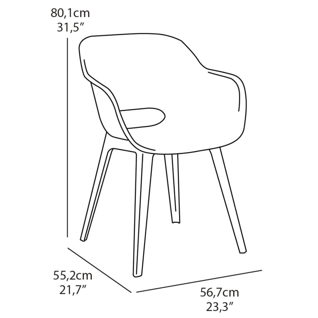 Keter Gartenstuhl plastik