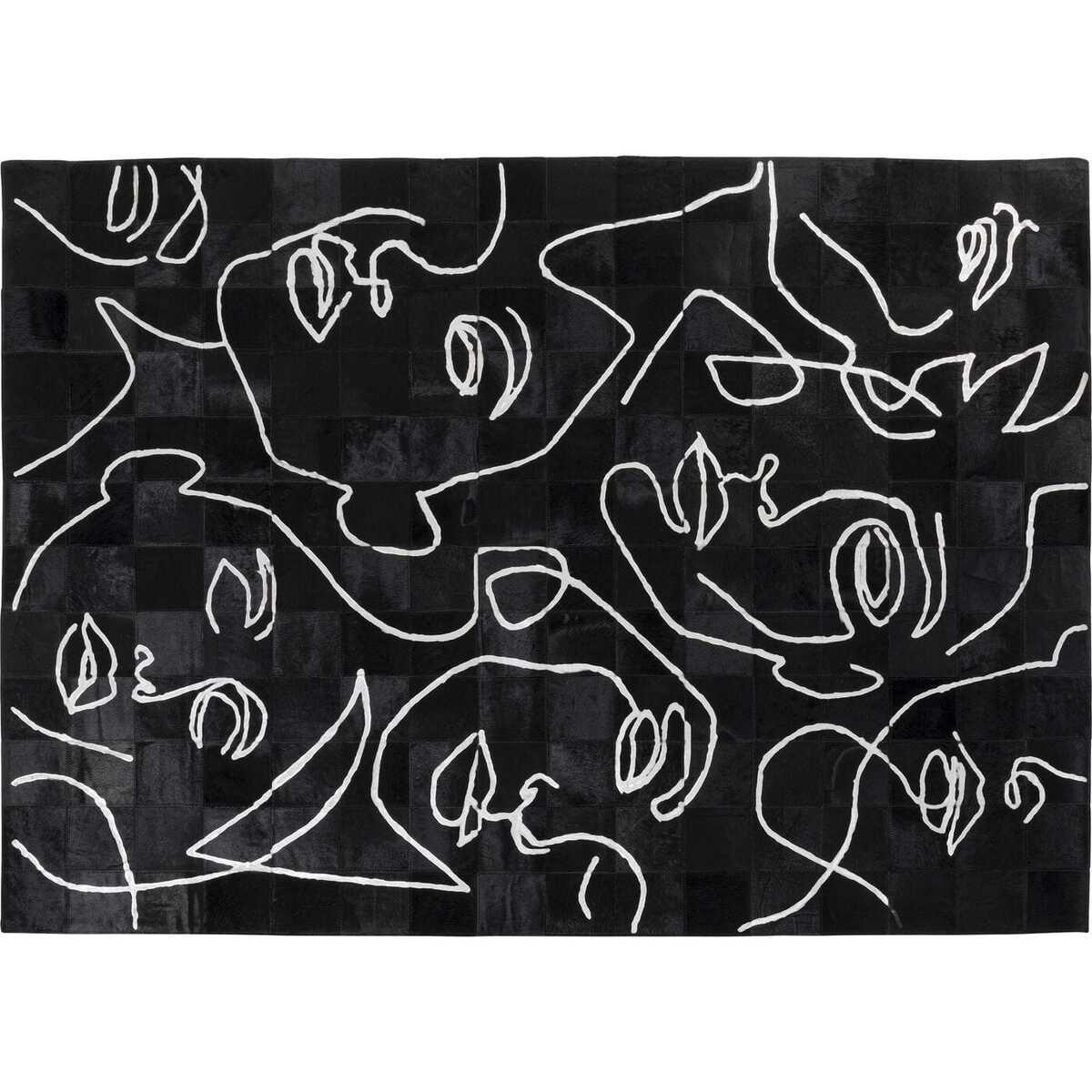 KARE Design Teppich Art Faces 170x240