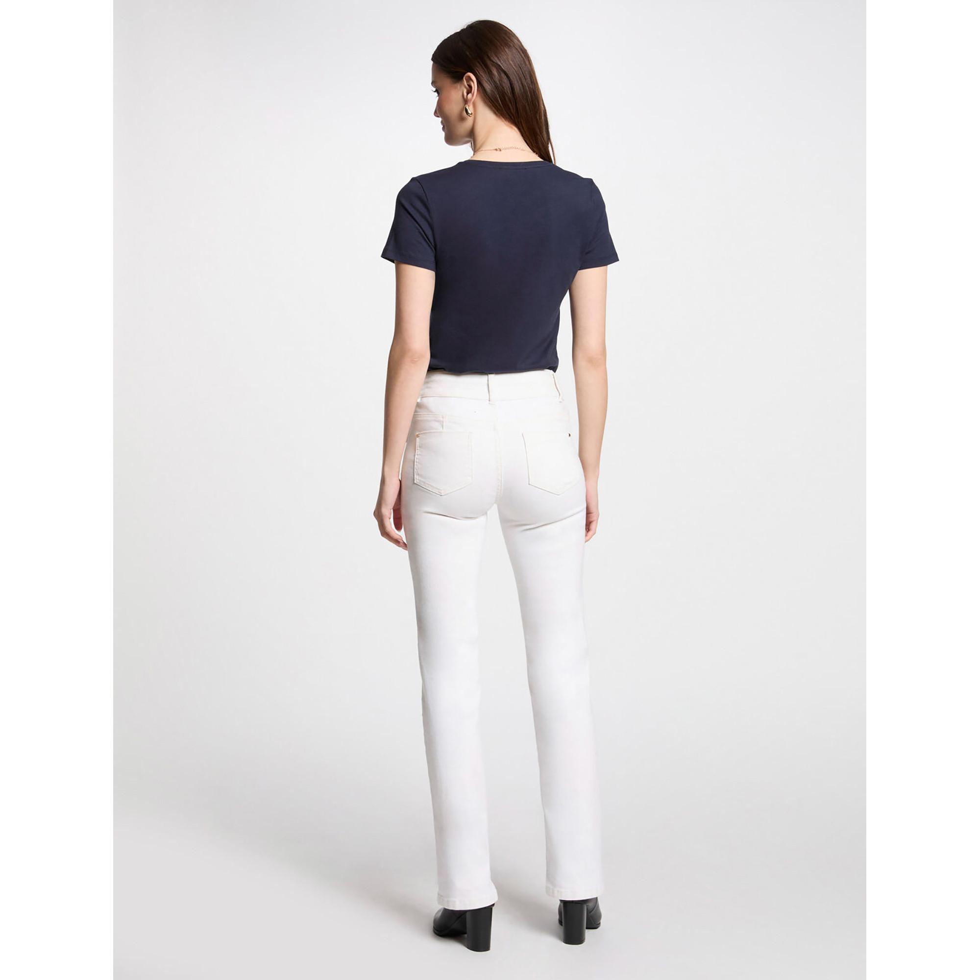 MORGAN T-Shirt mit V-Ausschnitt und Amour Print