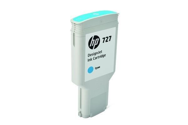 Hewlett-Packard HP Tintenpatrone 727 cyan F9J76A DesignJet T930/T1500 300ml