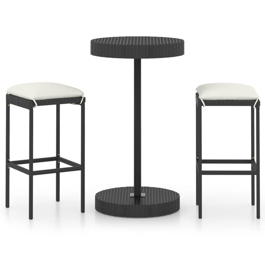 VidaXL Bar-set poly-rattan