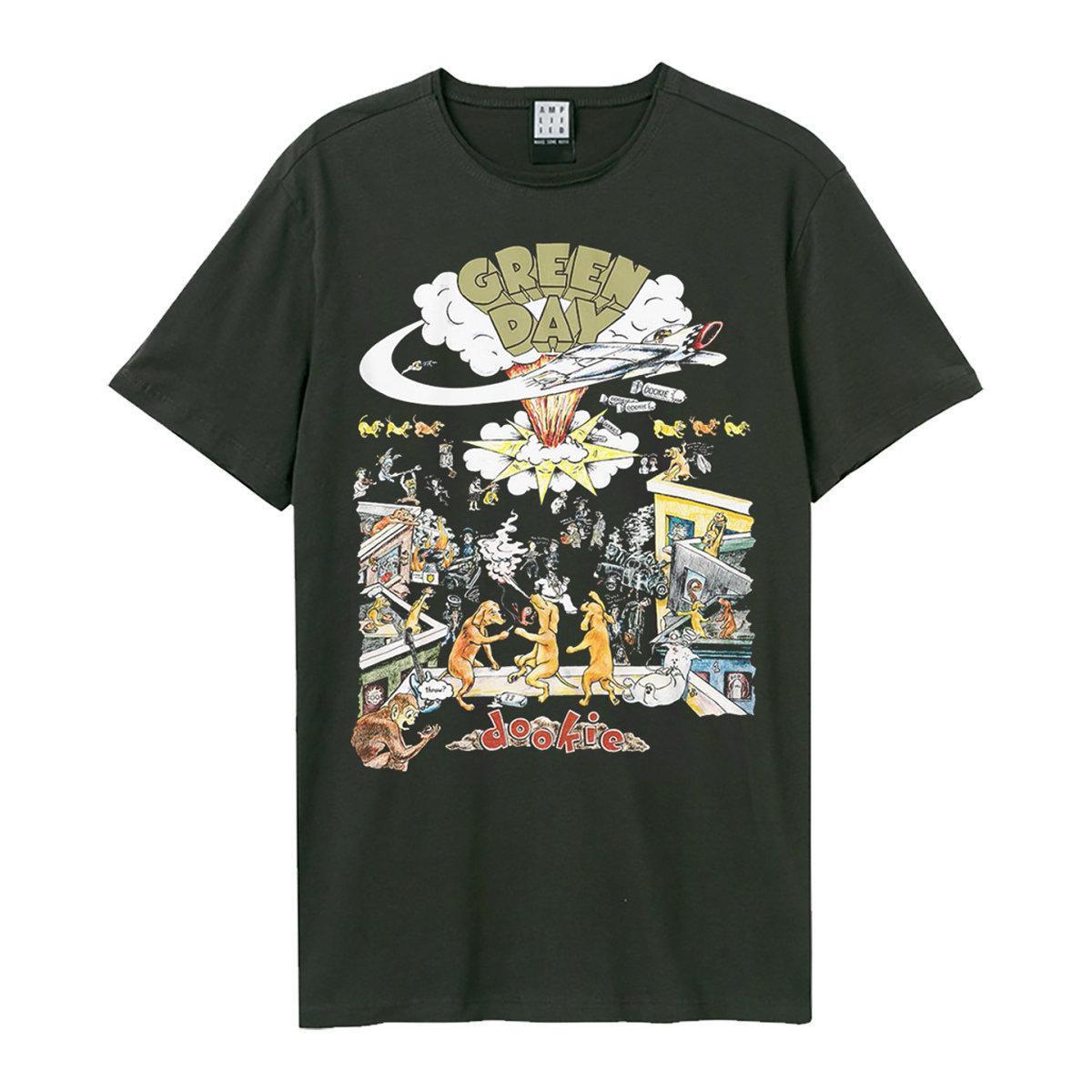 Amplified Green Day Dookie Print T-Shirt