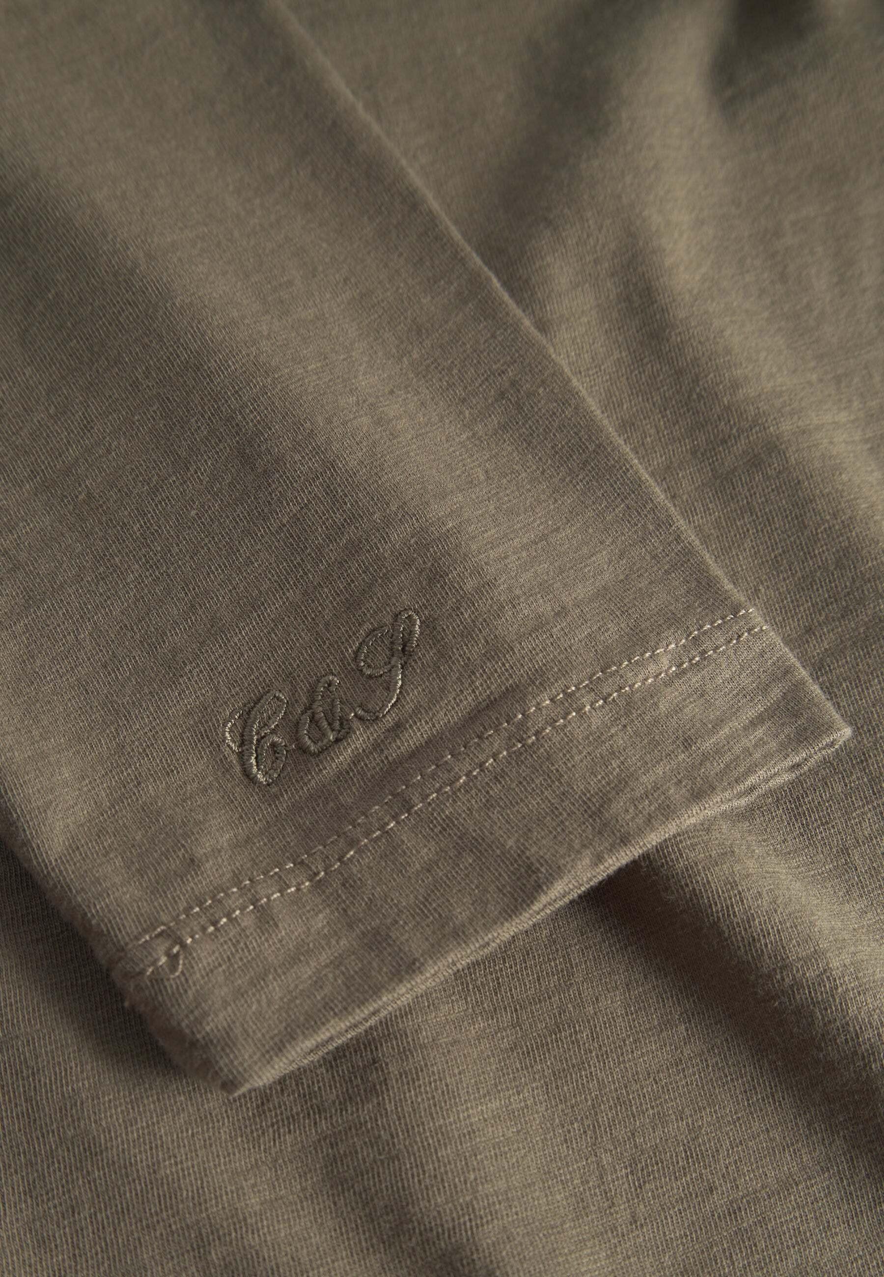 Colours & Sons Henley Slub Langarmshirt