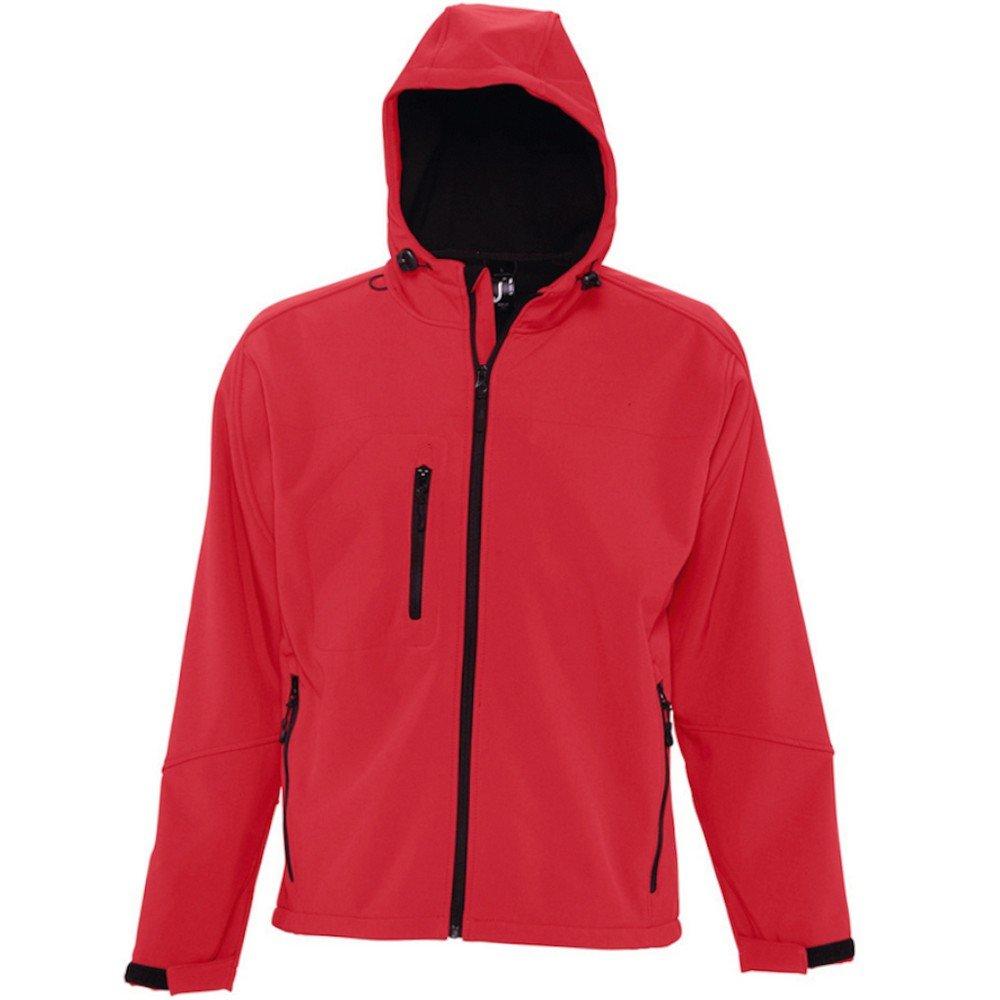 SOLS Replay SoftshellJacke mit Kapuze, atmungsaktiv, winddicht, wasserfest