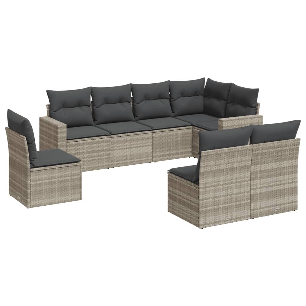 VidaXL Garten sofagarnitur poly-rattan