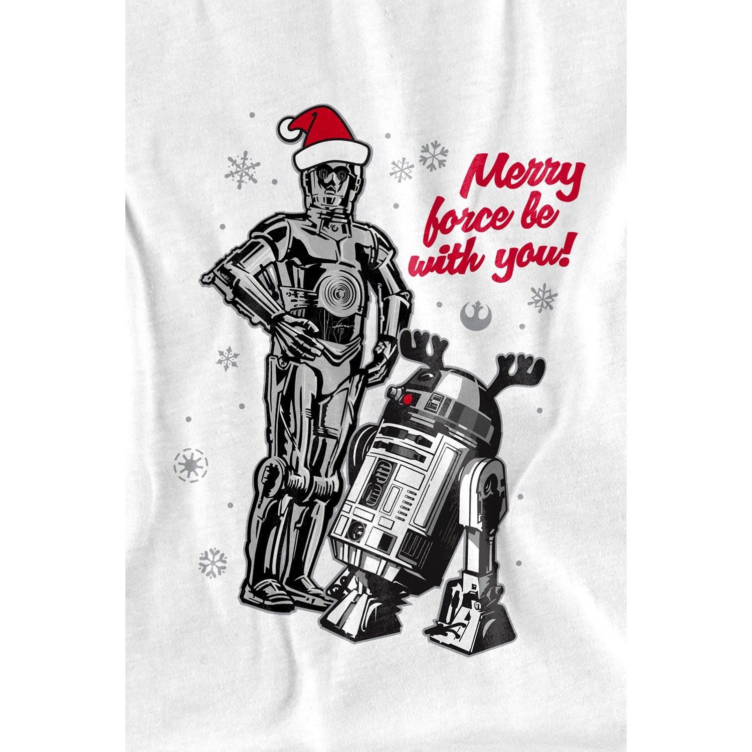 STAR WARS Merry Christmas Droids T-Shirt
