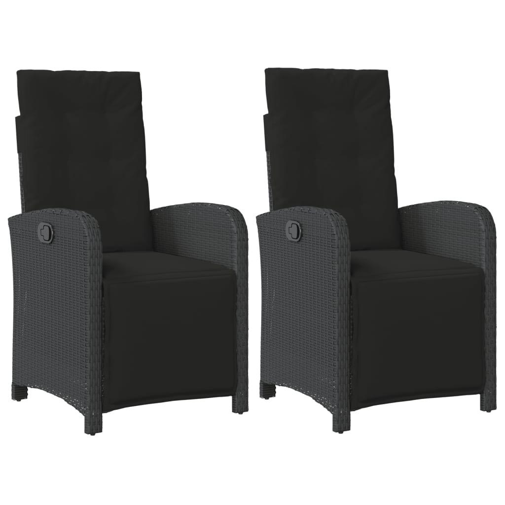 VidaXL Gartensessel verstellbar poly-rattan