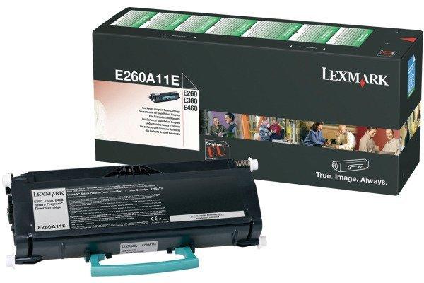 Lexmark LEXMARK Toner-Modul Return schwarz E260A11E E260/360/460 3500 Seiten