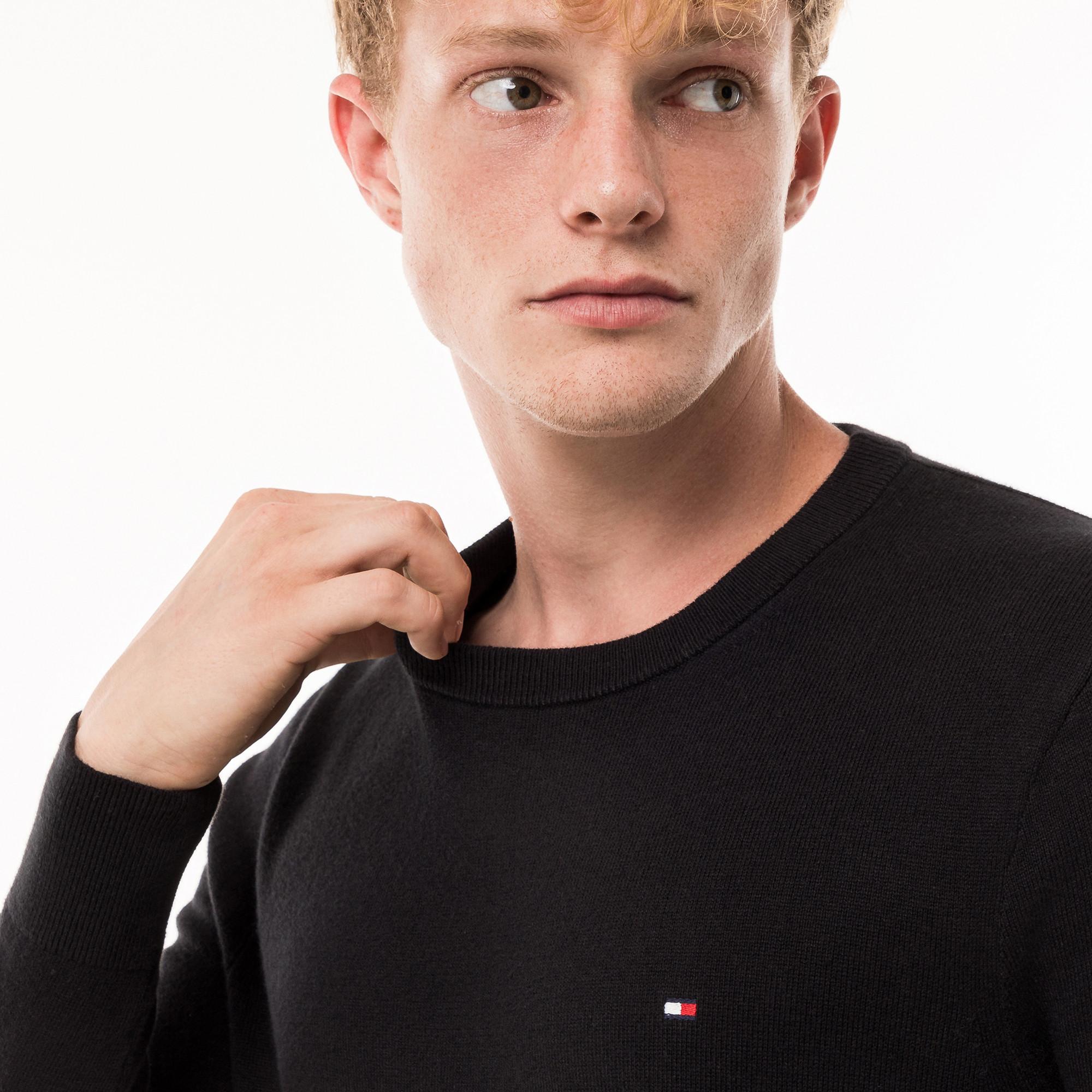 TOMMY HILFIGER PIMA ORG CTN CASHMERE CREW NECK Cashmere Pullover