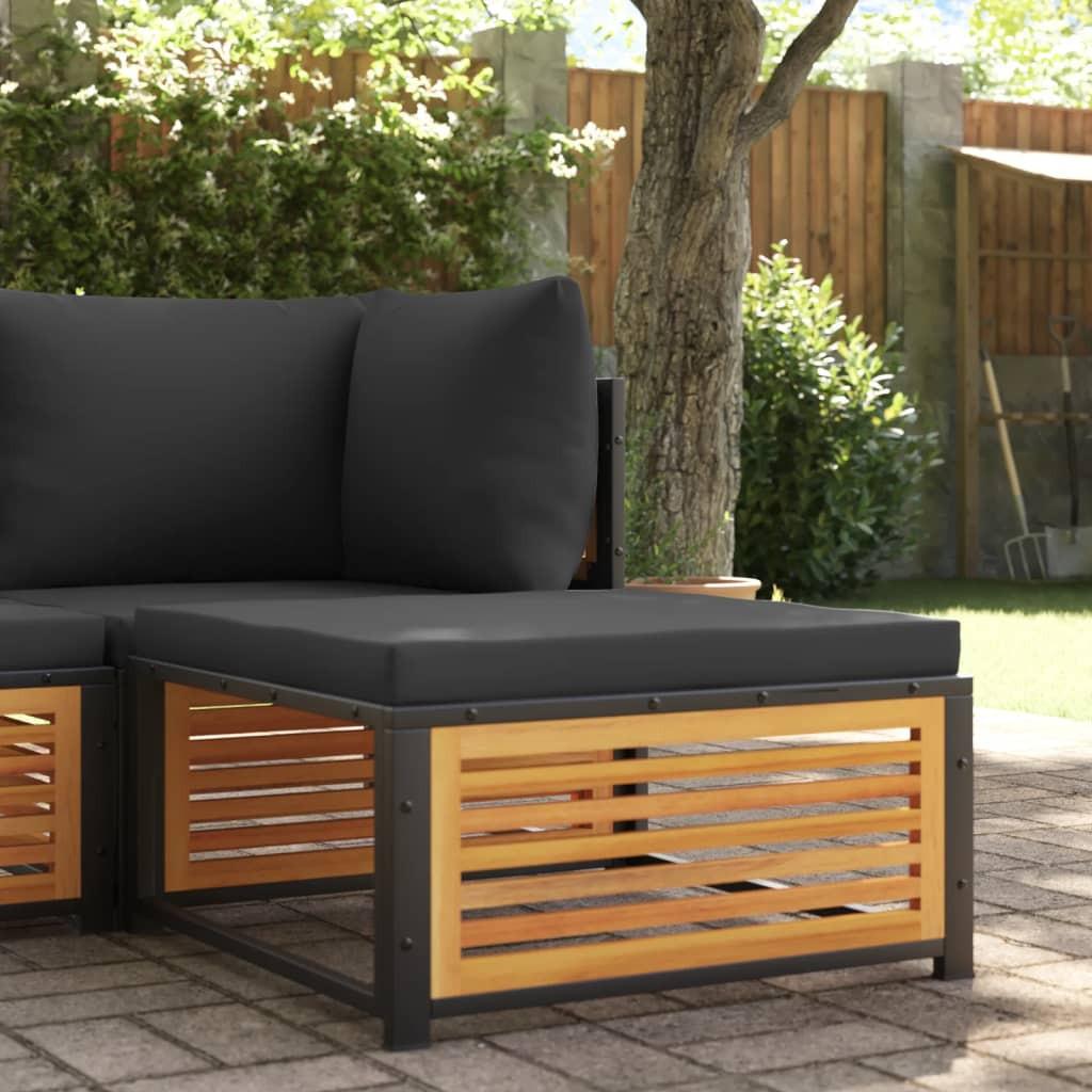 VidaXL Gartenhocker akazienholz