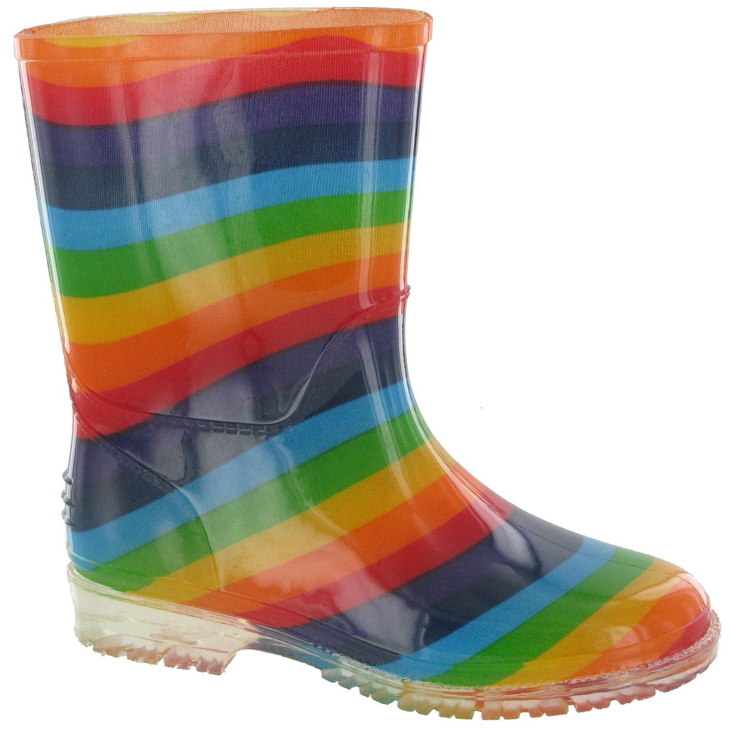 Cotswold PVC Gummistiefel Regenbogen