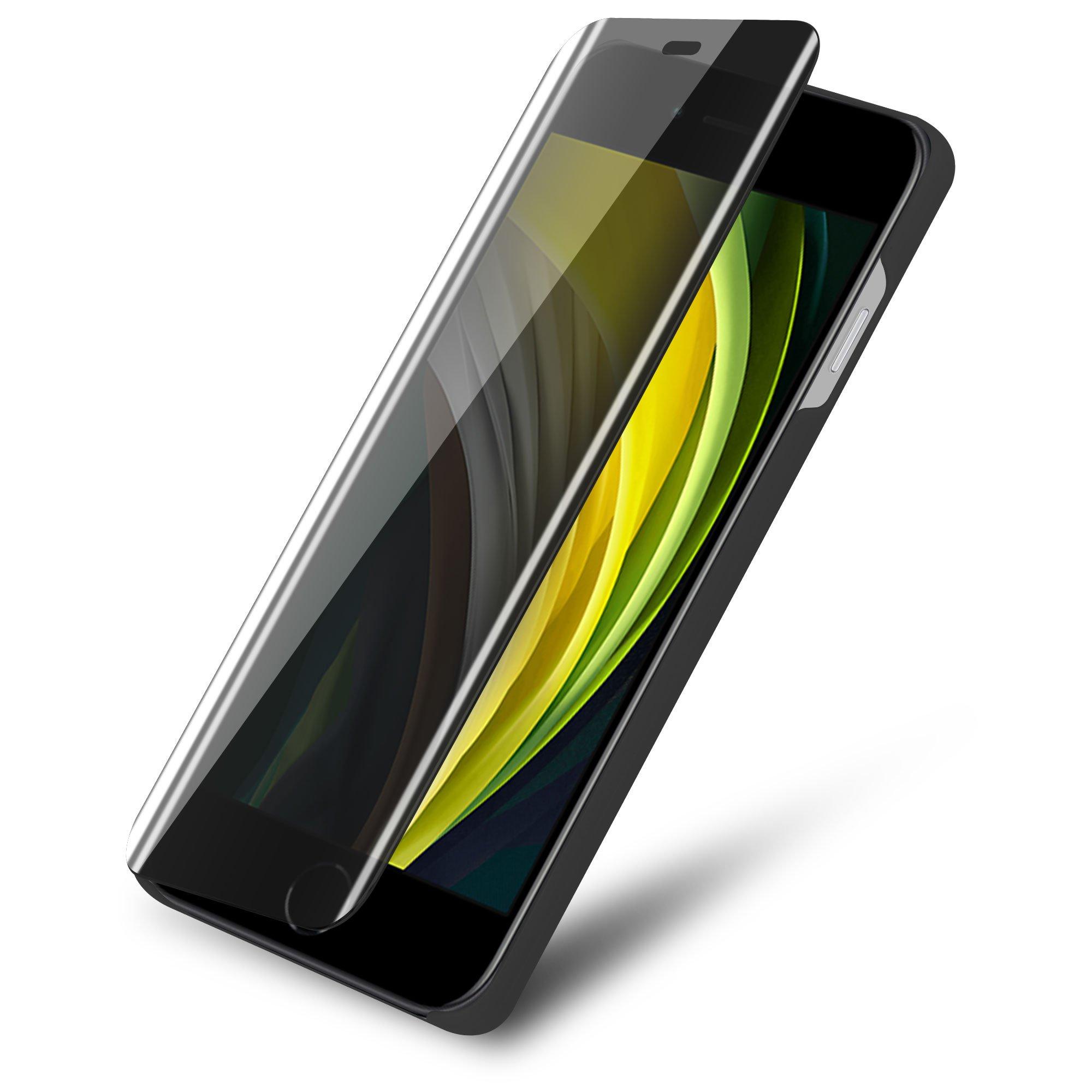 Cadorabo Hülle für Apple iPhone 7 7S 8 SE 2020 Spiegel Standfunktion 360 Grad Schutz