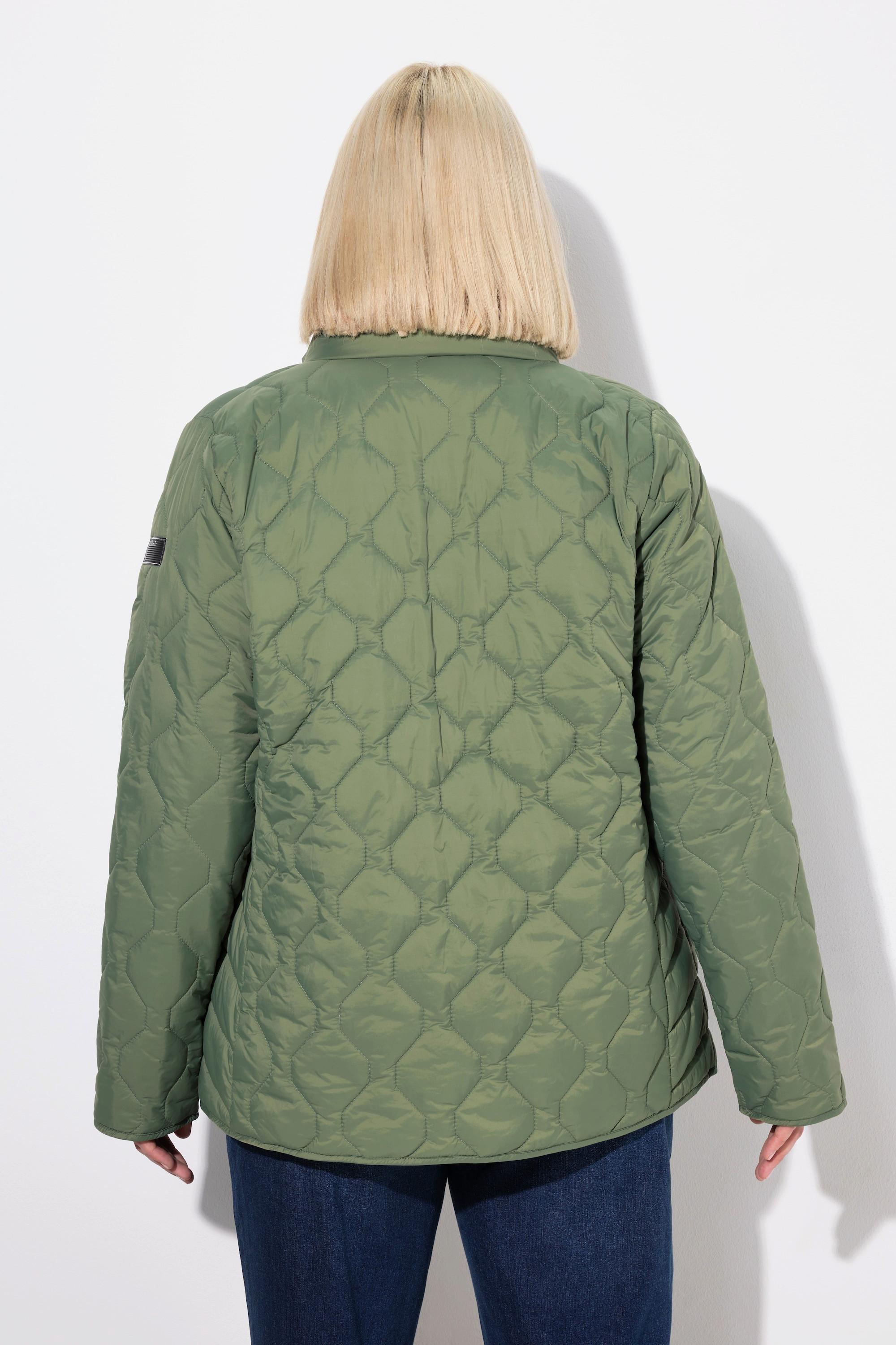 Ulla Popken HYPRAR Leichtstepp-Jacke, wasserabweisend