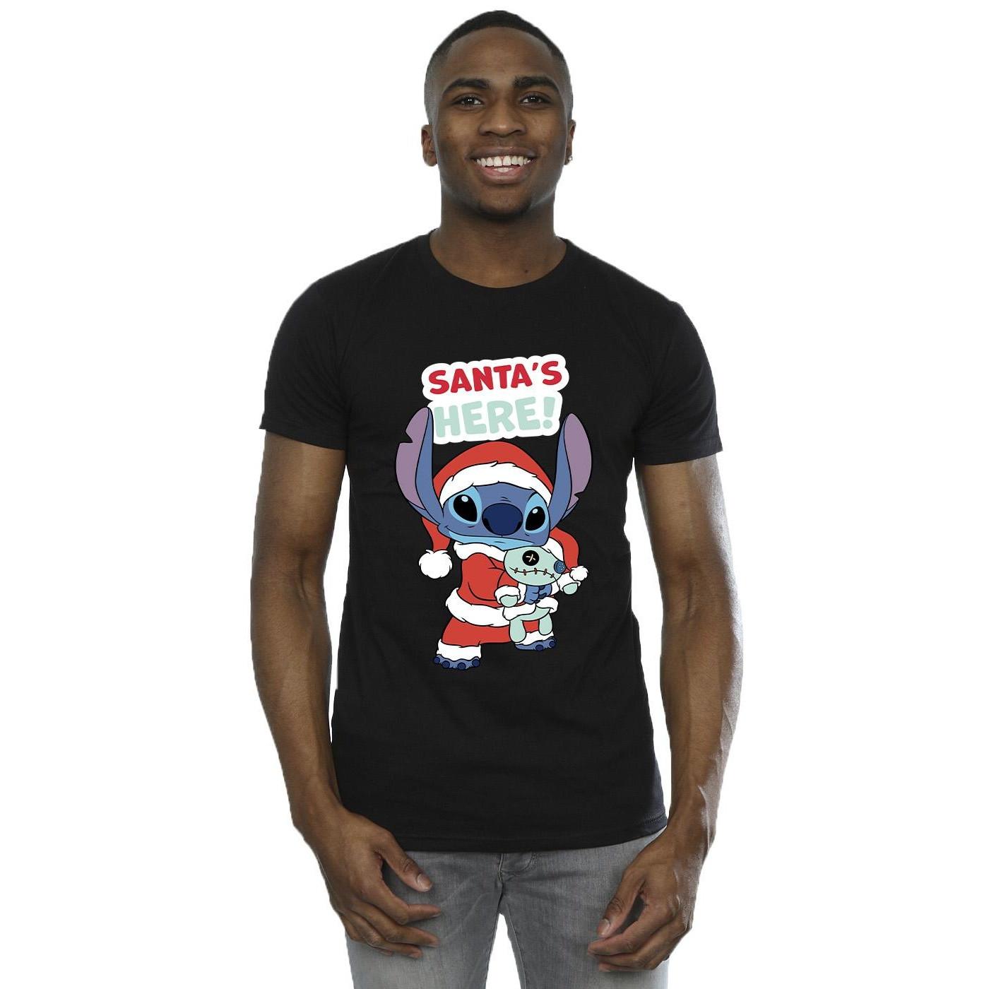 Disney Santa's Here Grafik Print T-Shirt