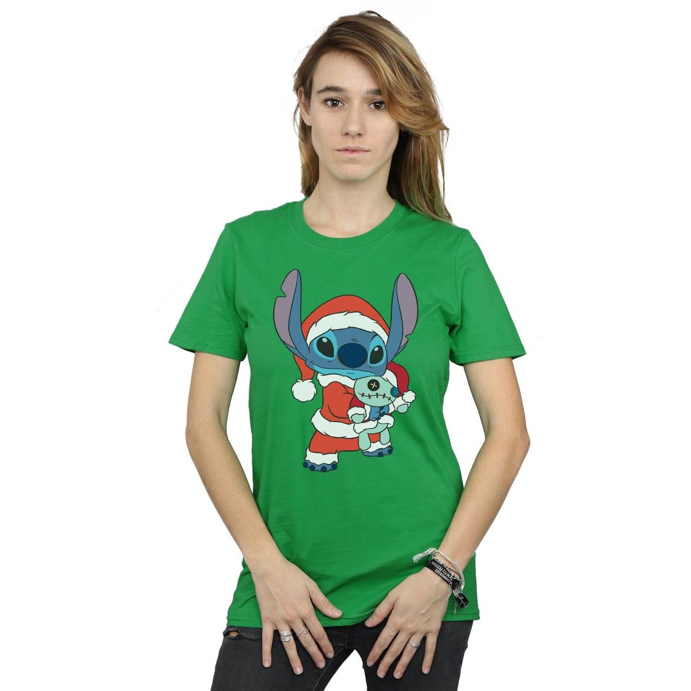 Disney Lilo und Stitch Weihnachtlicher Santa Stitch T-Shirt