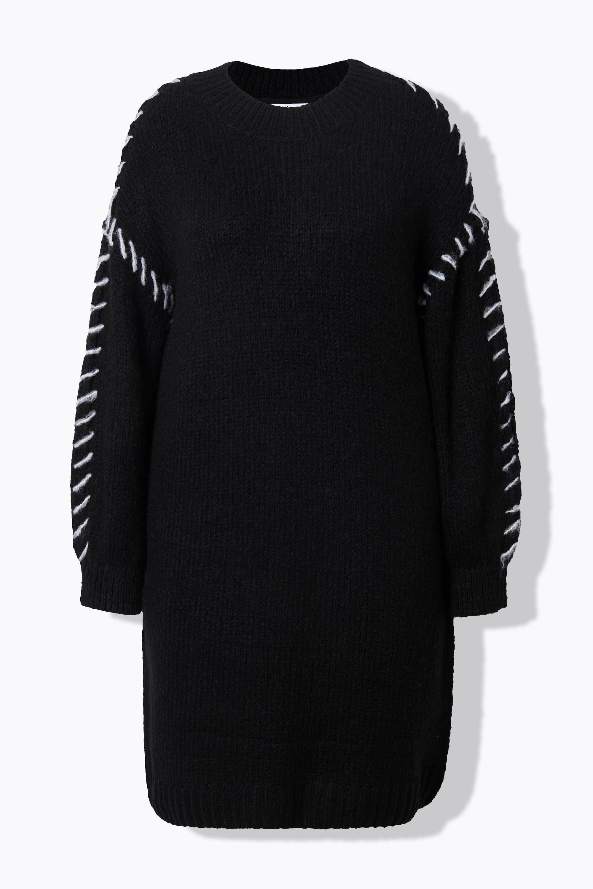 Studio Untold Oversized Strickkleid mit Schmucknähten