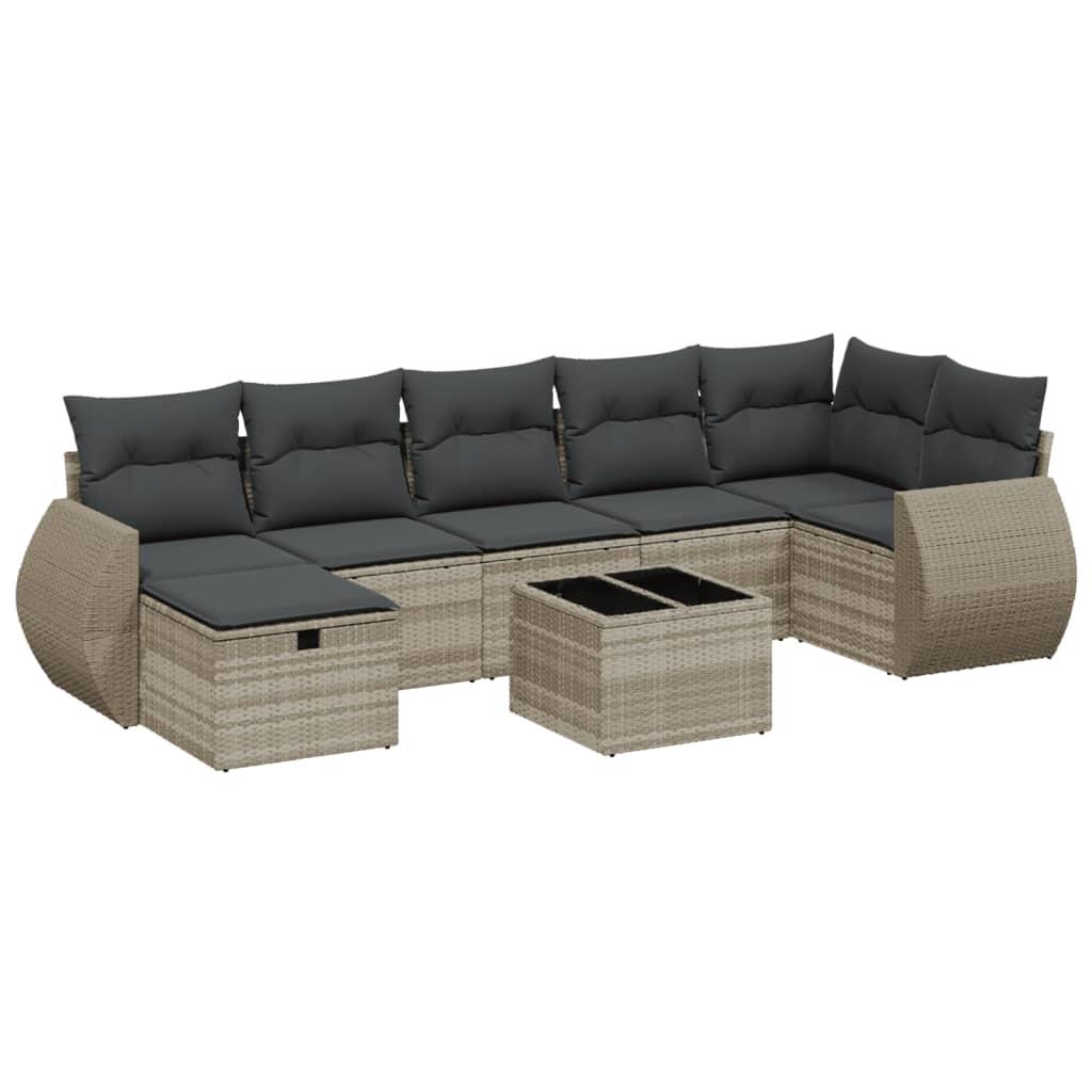 VidaXL Garten sofagarnitur poly-rattan
