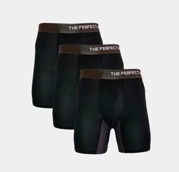 The Perfect Underwear Bambus Boxer-shorts, schwarz (3 Stk. pro Pack), Größe XL