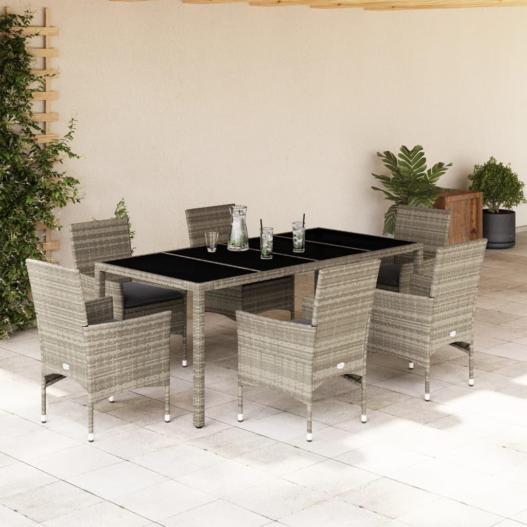 VidaXL Garten essgruppe poly-rattan