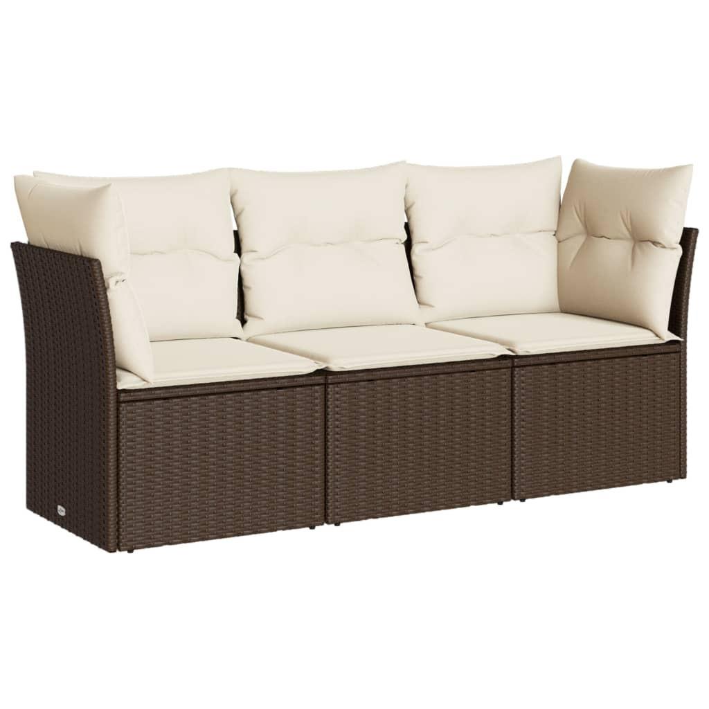 VidaXL Garten sofagarnitur poly-rattan
