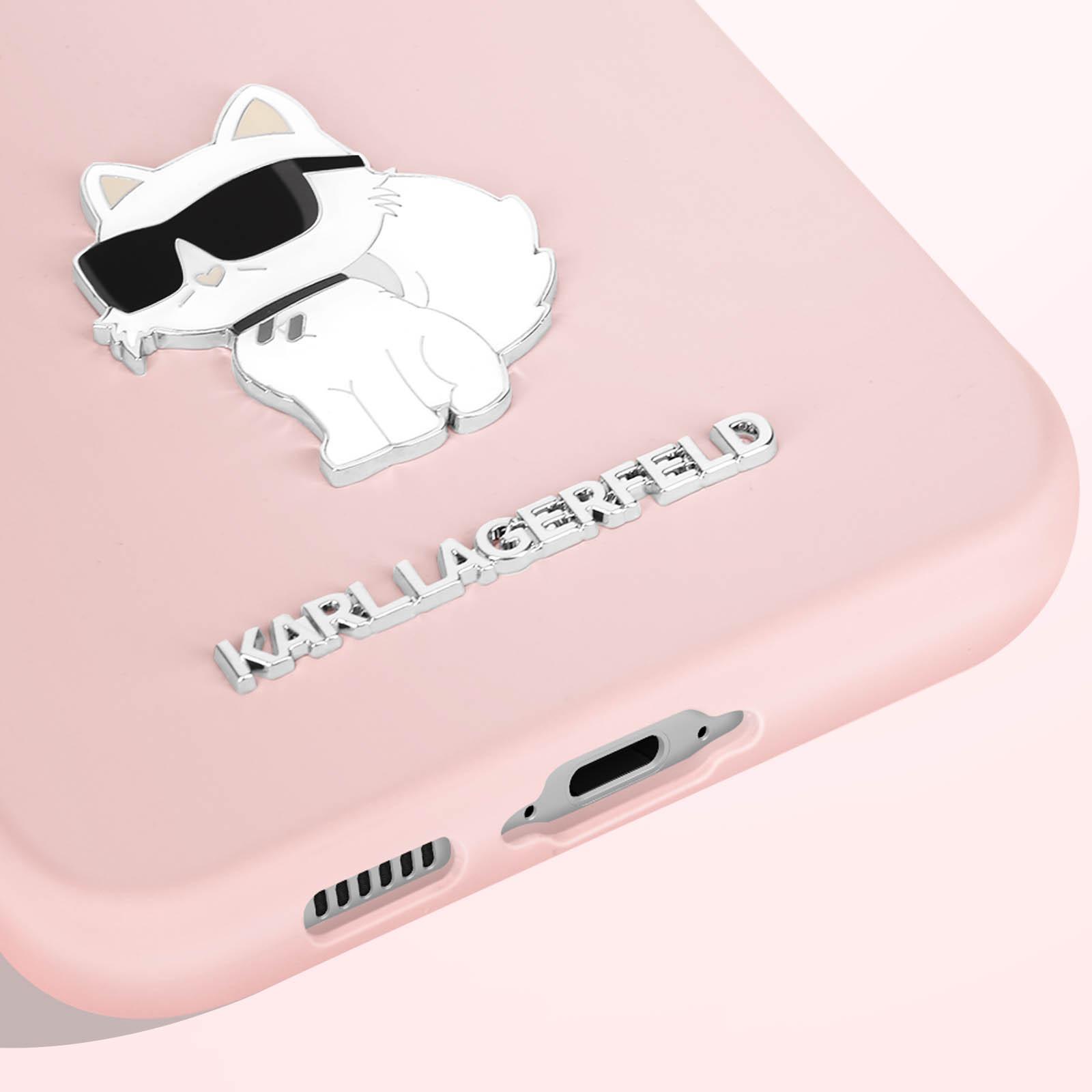 KARL LAGERFELD Schutzhülle Galaxy S23 FE Rosa