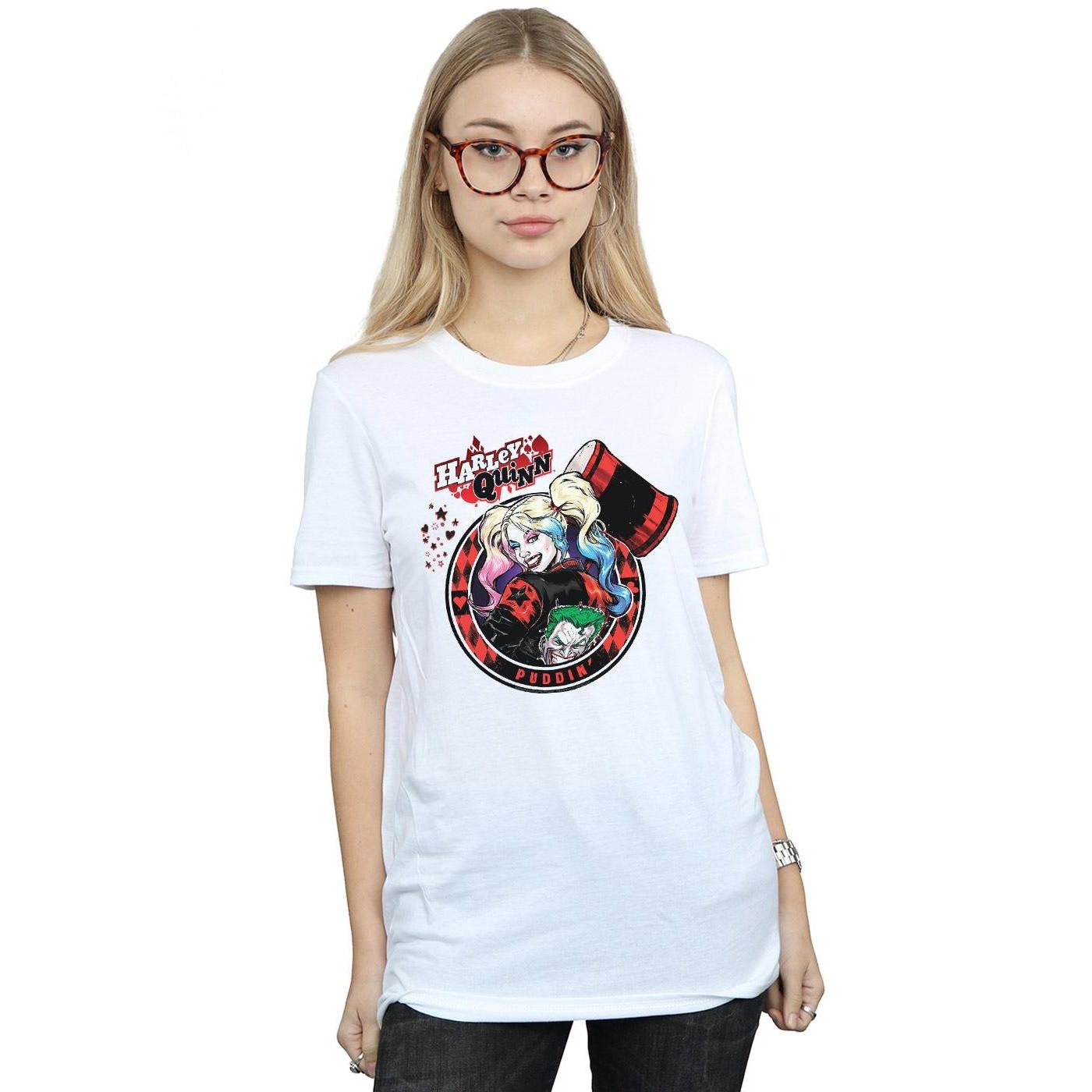 DC COMICS Harley Quinn Puddin Grafik T-Shirt