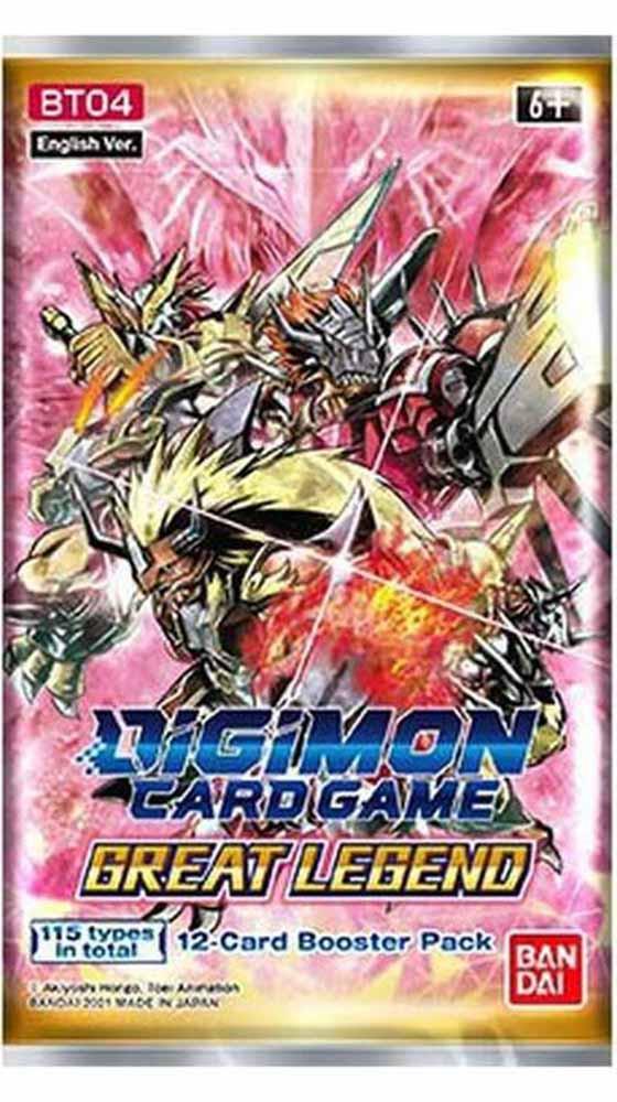 Bandai Great Legend BT04 Booster - Digimon Card Game - EN