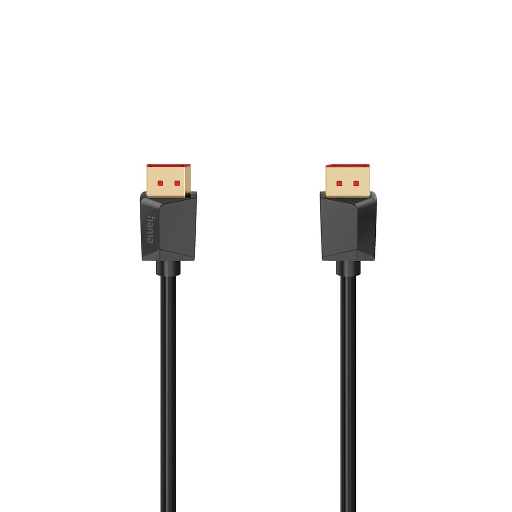 hama HAMA Kabel DisplayPort 2.1 8K Ultra-HD 2,0 m Schwarz