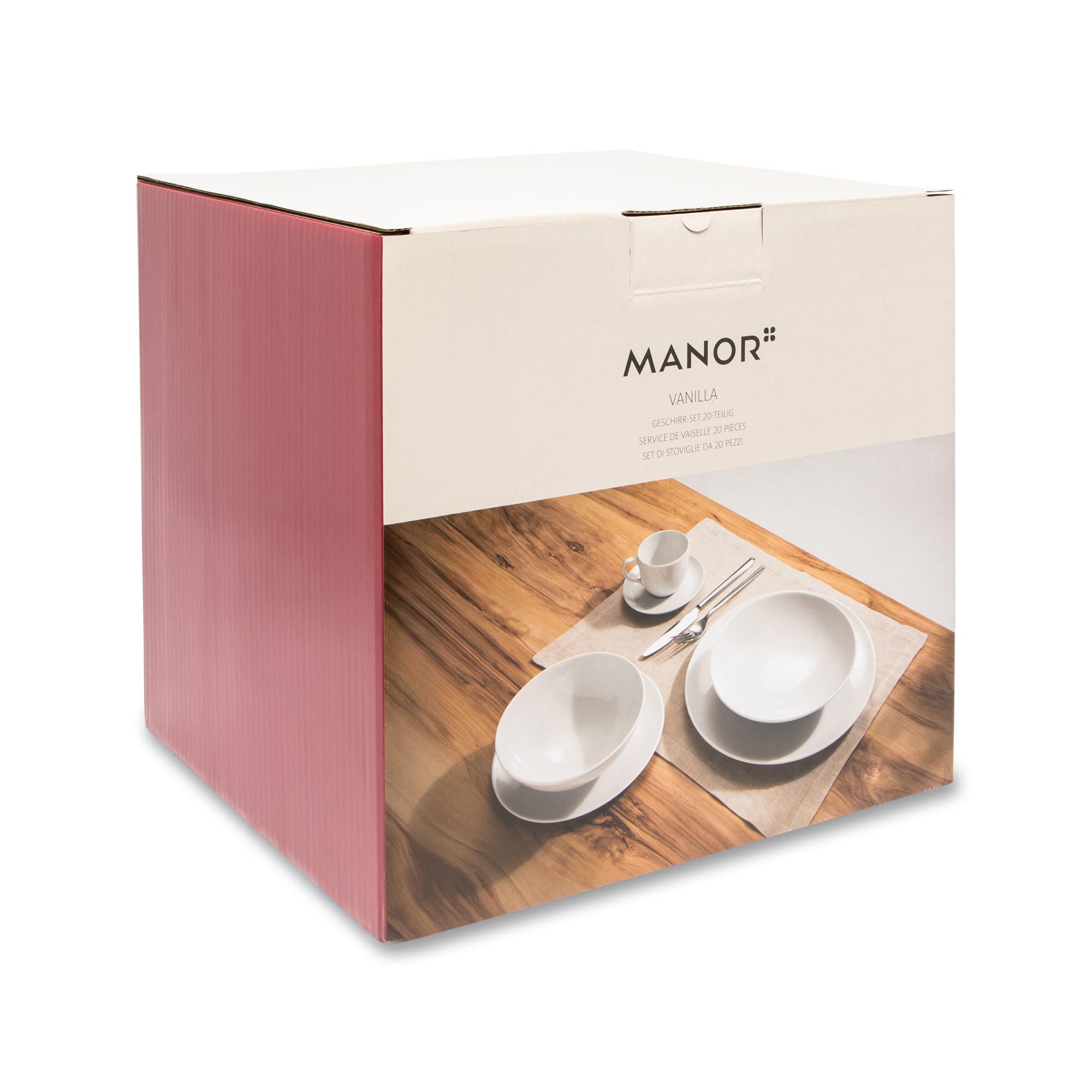 Manor Dinnerset, 20-teilig Vanilla