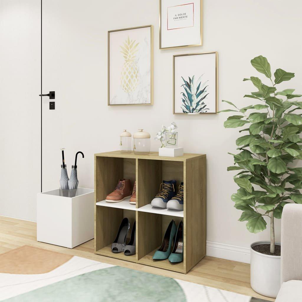 VidaXL Schuhschrank holzwerkstoff