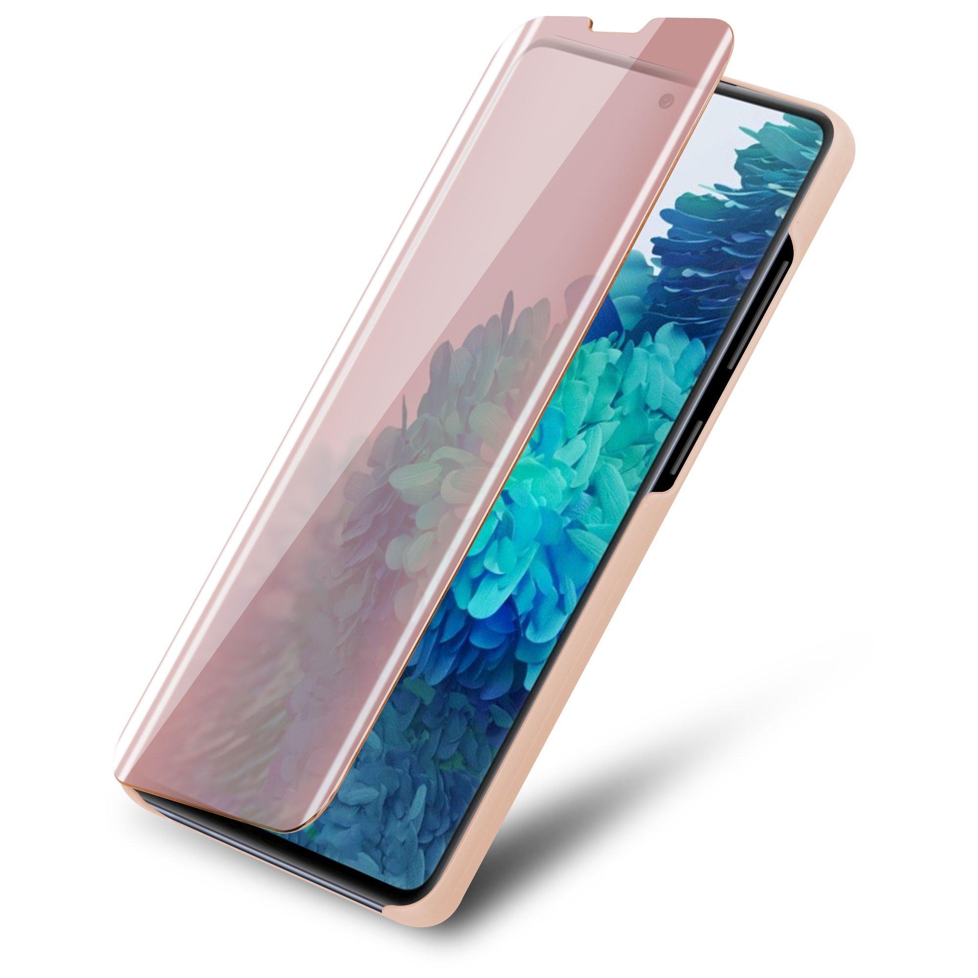 Cadorabo Hülle für Samsung Galaxy S20 FE Spiegel Standfunktion 360 Grad Schutz