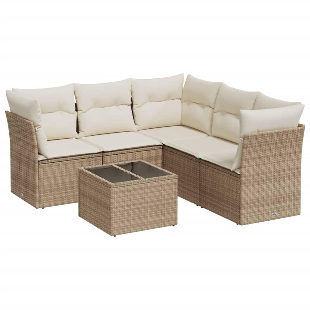 VidaXL Garten sofagarnitur poly-rattan