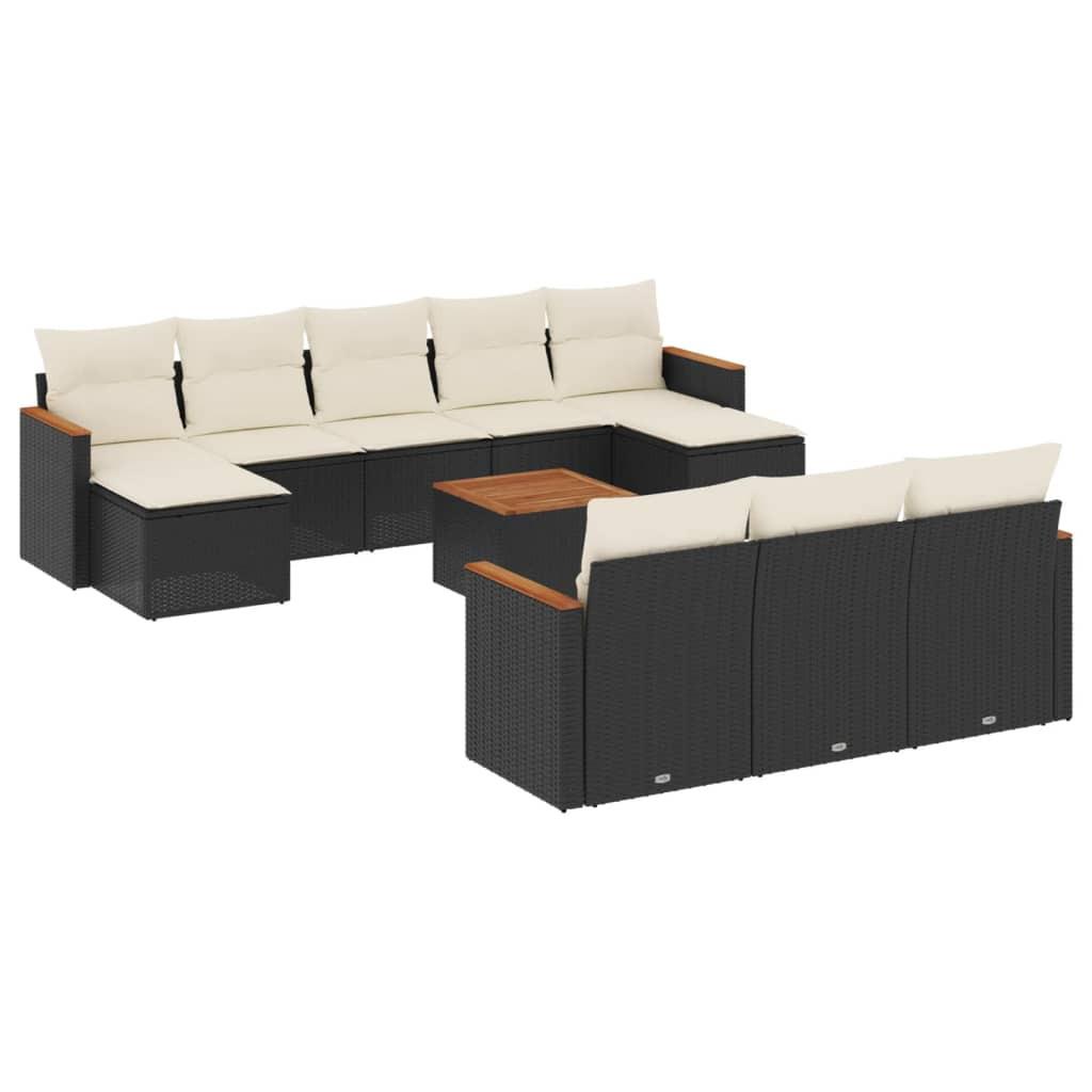 VidaXL Garten sofagarnitur poly-rattan