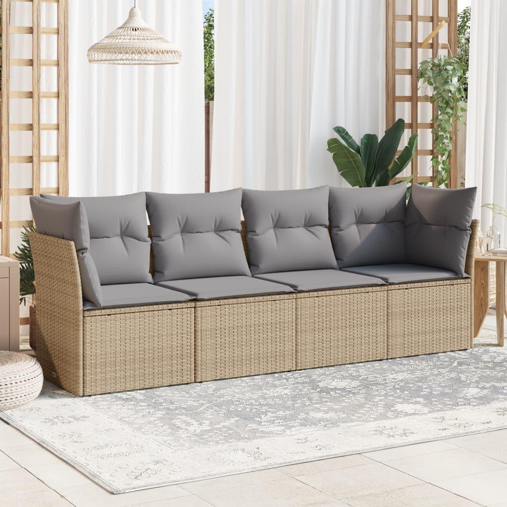VidaXL Garten sofagarnitur poly-rattan