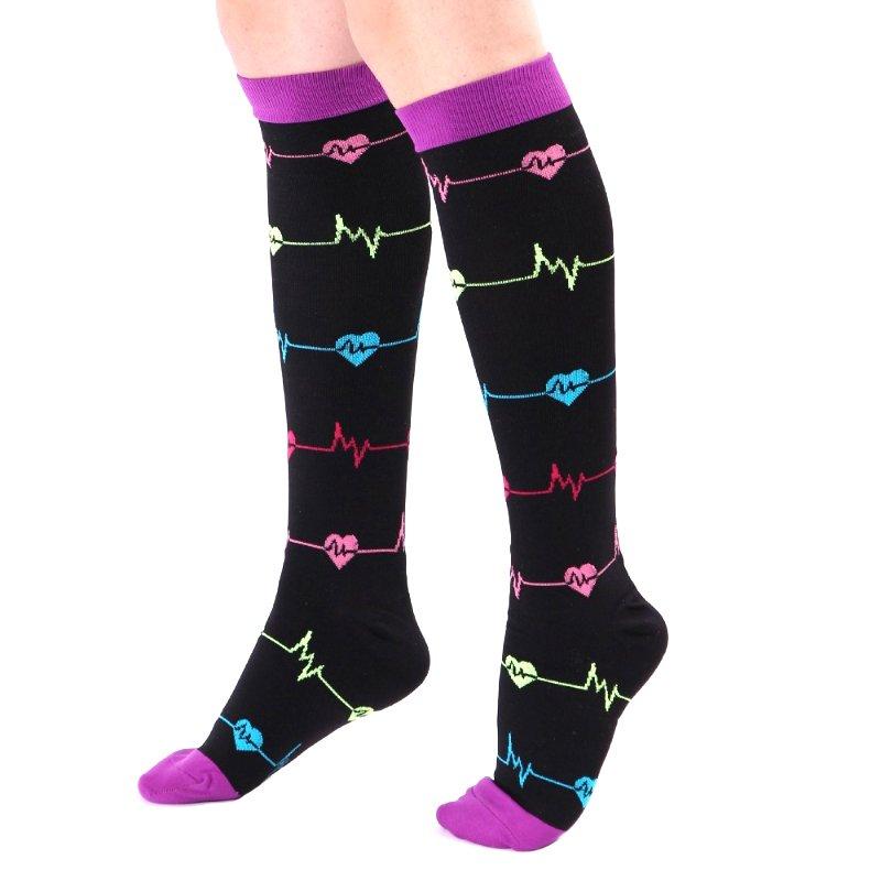 eStore Kniehohe Unisex-Stützsocken - Pulse