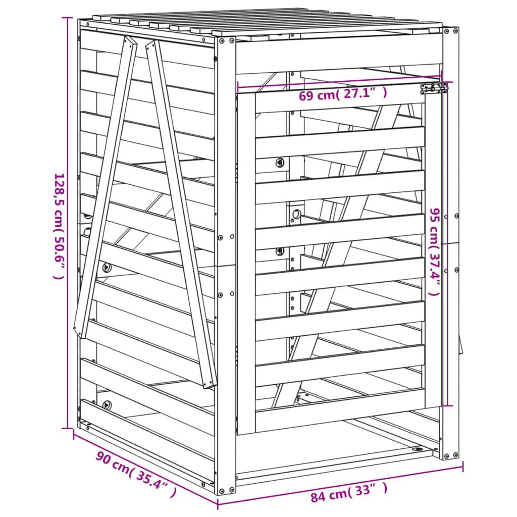 VidaXL Mülltonnenbox kiefernholz