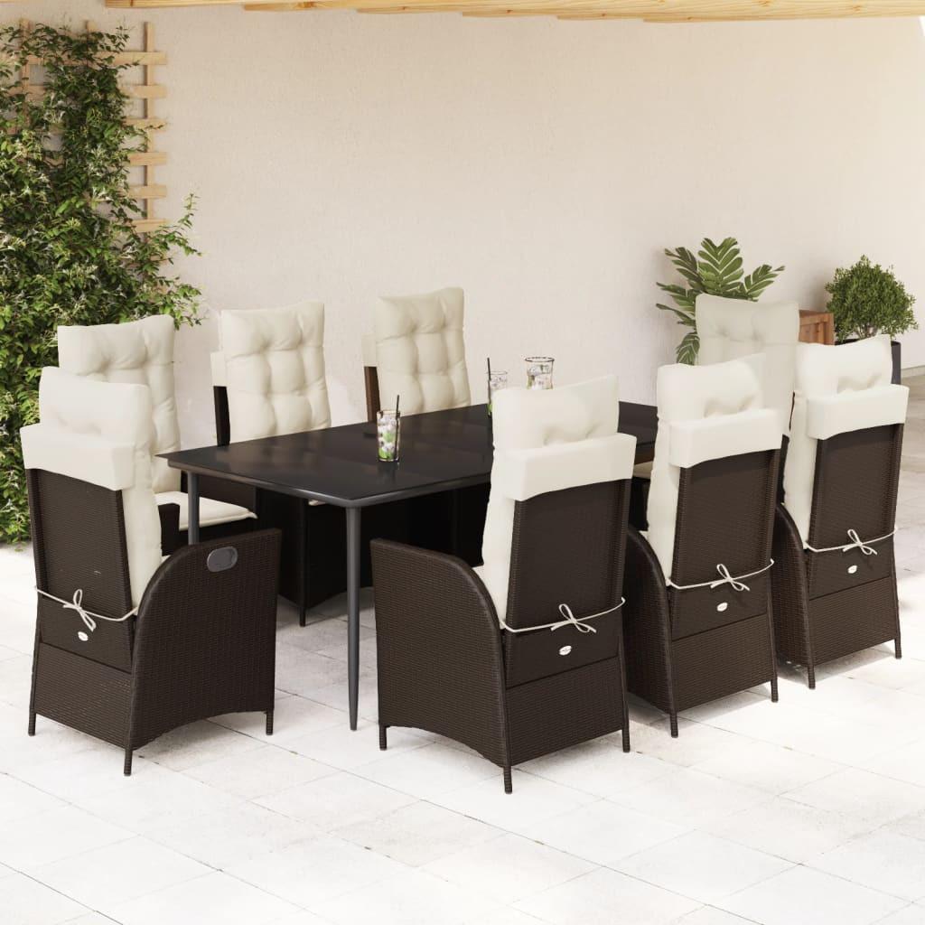 VidaXL Garten essgruppe poly-rattan