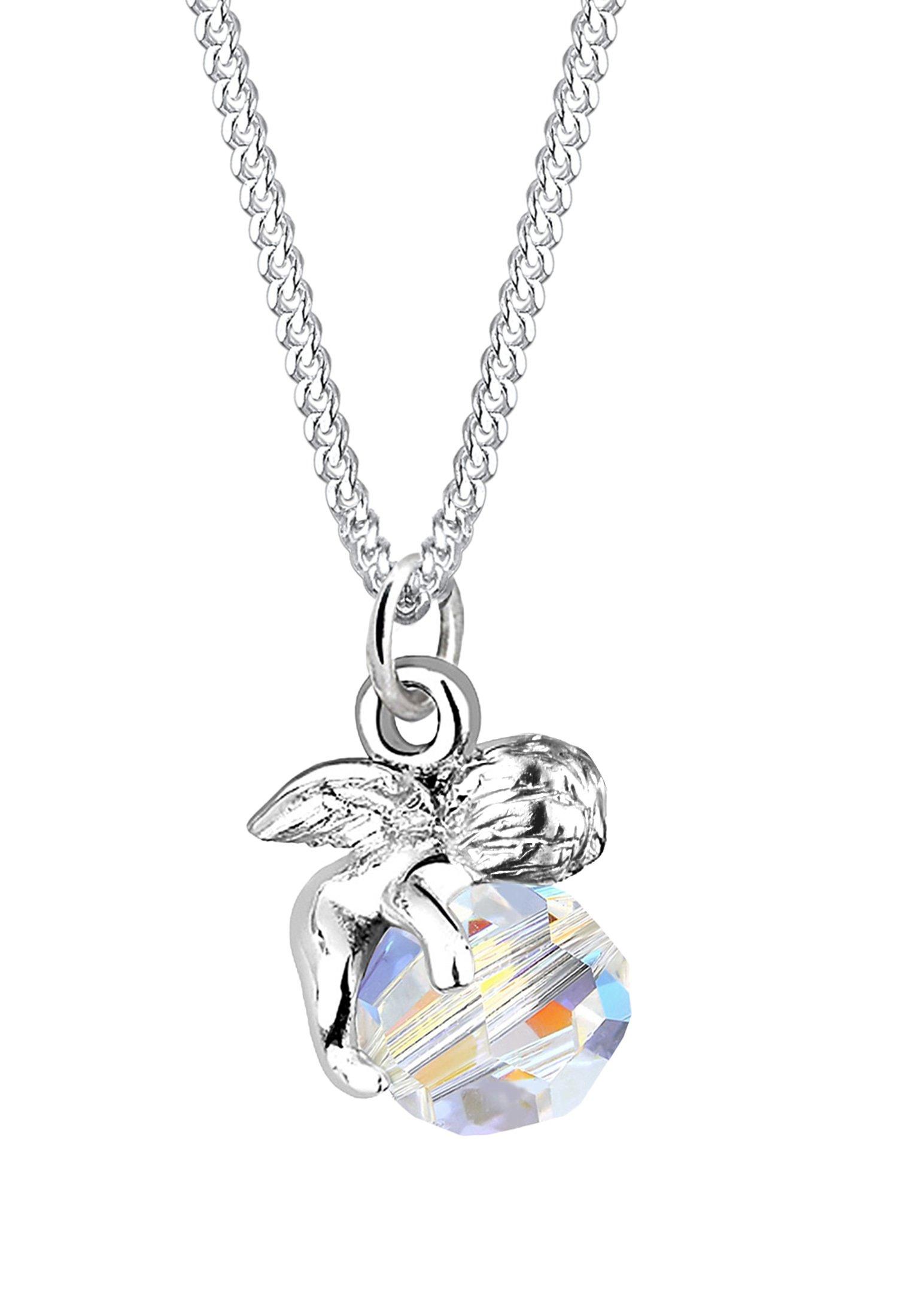 Elli Halskette Anhänger Engel Mit Kristall