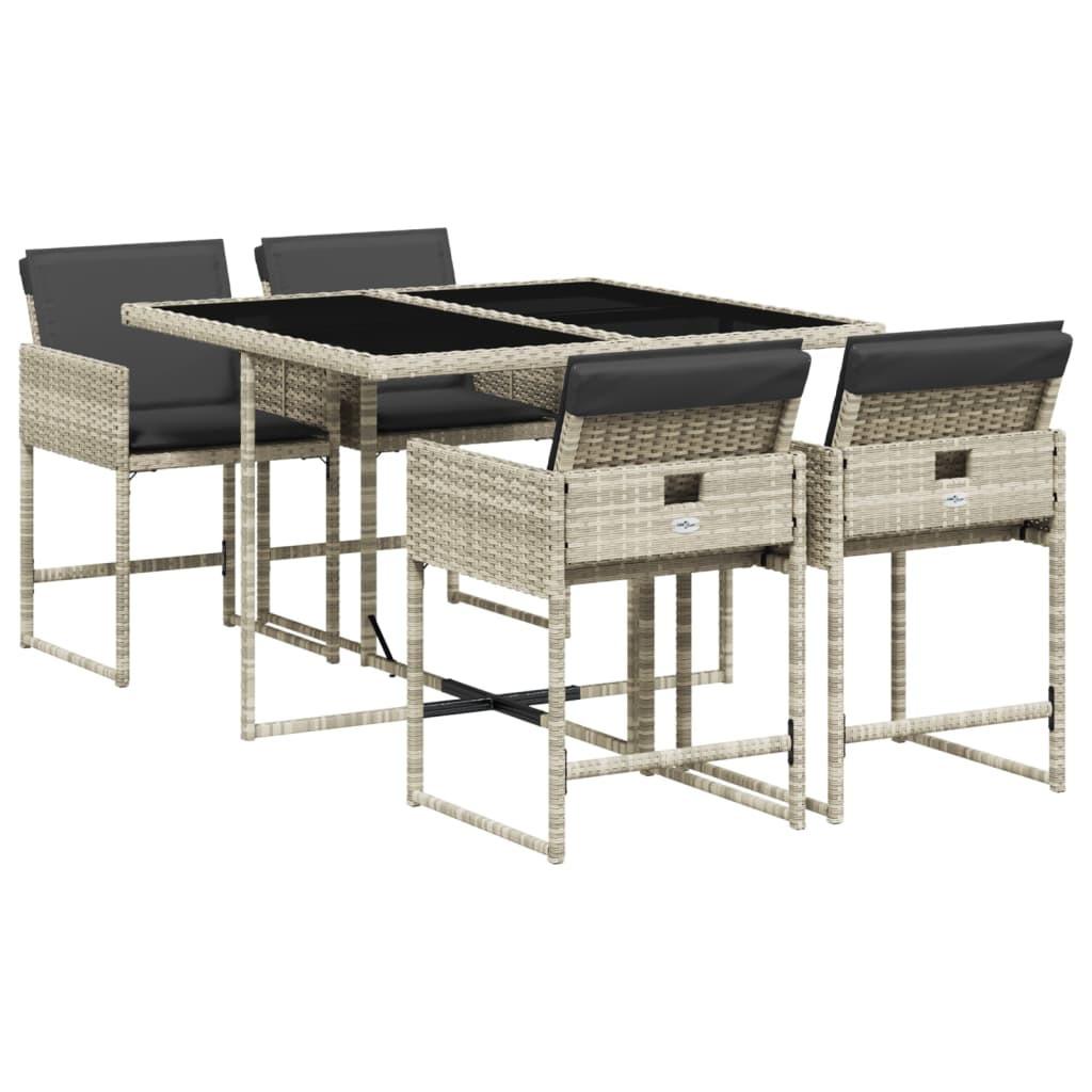 VidaXL Garten essgruppe poly-rattan