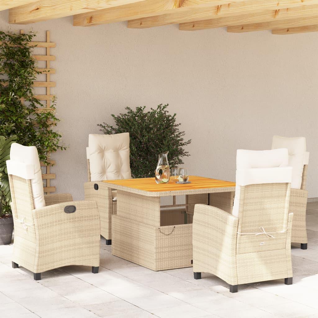 VidaXL Garten essgruppe poly-rattan