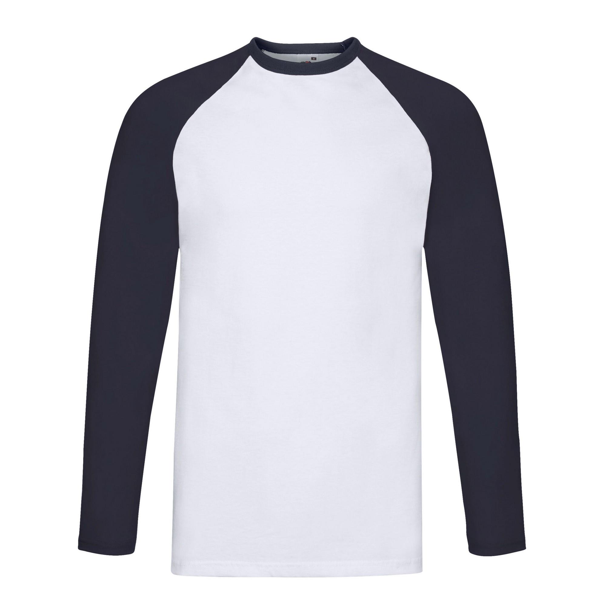 Fruit of the Loom Baseball Langarm T-Shirt