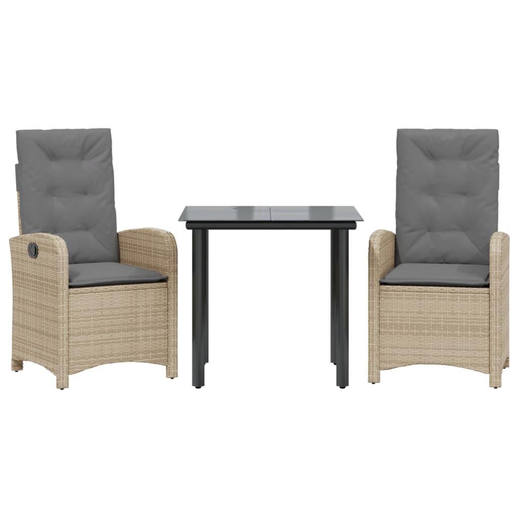VidaXL Garten essgruppe poly-rattan