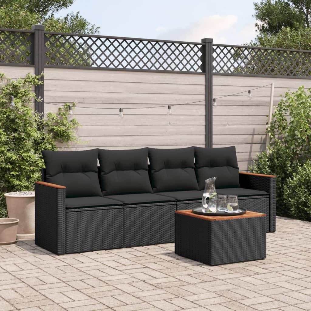 VidaXL Garten sofagarnitur poly-rattan
