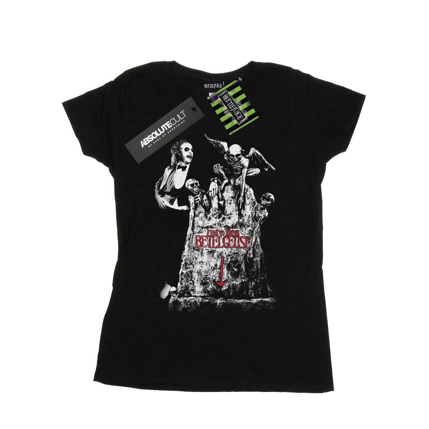 Beetlejuice Grabstein Print T-Shirt
