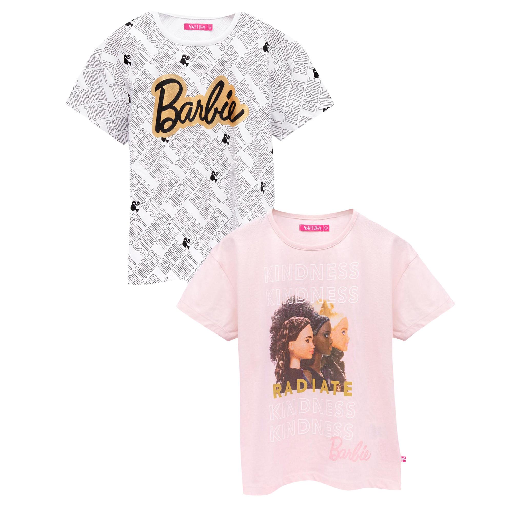 Barbie Kindness Stronger Together Unity And Love TShirt Set  (2erPack)