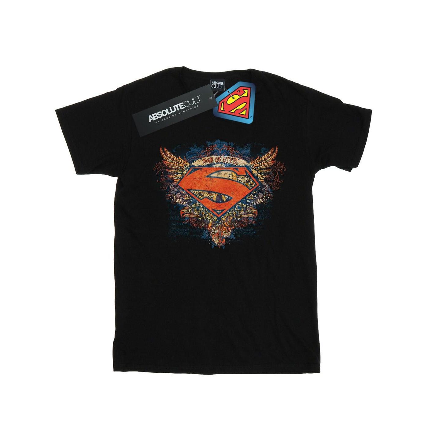 DC COMICS Superman Distressed Logo T-Shirt